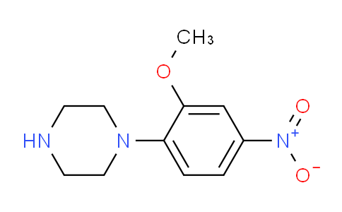 CAS No. 170912-81-9, 1-(2-Methoxy-4-nitrophenyl)piperazine