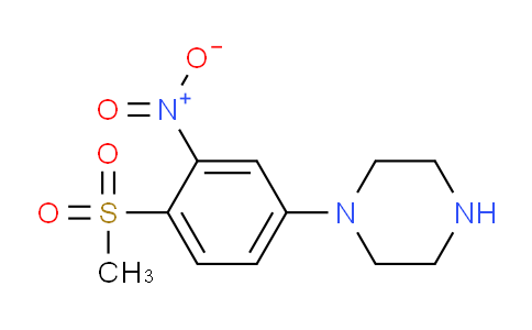 CAS No. 1095010-43-7, N-(4-Methylsulphonyl-3-nitrophenyl)piperazine
