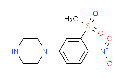 CAS No. 1197193-08-0, N-(3-Methylsulphonyl-4-nitrophenyl)piperazine