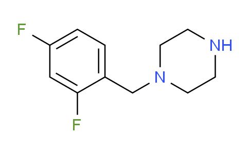 CAS No. 204013-06-9, 1-(2,4-Difluorobenzyl)piperazine