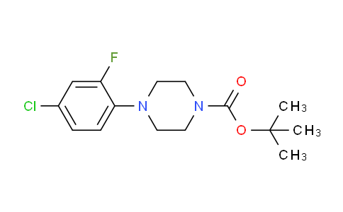 CAS No. 945422-81-1, 1-Boc-4-(4-chloro-2-fluorophenyl)piperazine