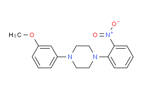CAS No. 1385677-94-0, 1-(3-Methoxyphenyl)-4-(2-nitrophenyl)piperazine