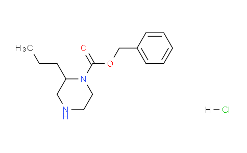 CAS No. 1179361-53-5, benzyl 2-propylpiperazine-1-carboxylate hydrochloride