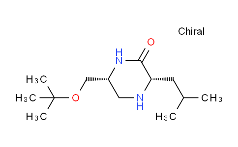 CAS No. 1391630-04-8, (3S,6R)-6-(tert-butoxymethyl)-3-isobutylpiperazin-2-one