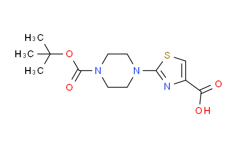 2-(4-(tert-butoxycarbonyl)piperazin-1-yl)thiazole-4-carboxylic acid