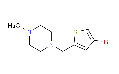 CAS No. 364794-30-9, 1-((4-bromothiophen-2-yl)methyl)-4-methylpiperazine