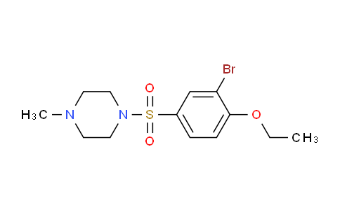 MC734898 | 1093065-11-2 | 1-((3-bromo-4-ethoxyphenyl)sulfonyl)-4-methylpiperazine