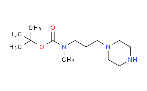 CAS No. 1313712-68-3, tert-butyl methyl(3-(piperazin-1-yl)propyl)carbamate