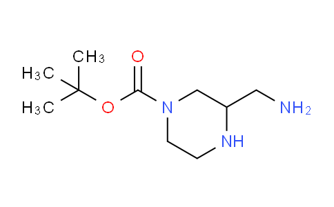 CAS No. 1376099-80-7, tert-butyl 3-(aminomethyl)piperazine-1-carboxylate