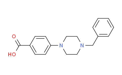 CAS No. 94038-26-3, 4-(4-benzylpiperazin-1-yl)benzoic acid