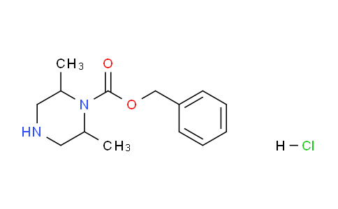CAS No. 1187931-10-7, benzyl 2,6-dimethylpiperazine-1-carboxylate hydrochloride
