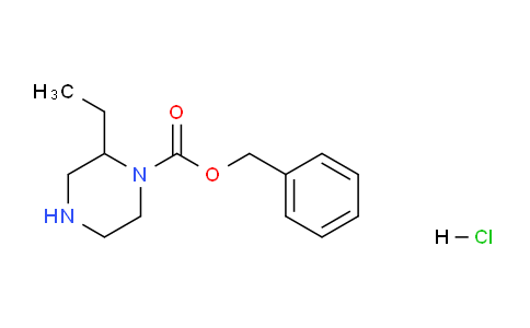CAS No. 1179362-12-9, benzyl 2-ethylpiperazine-1-carboxylate hydrochloride