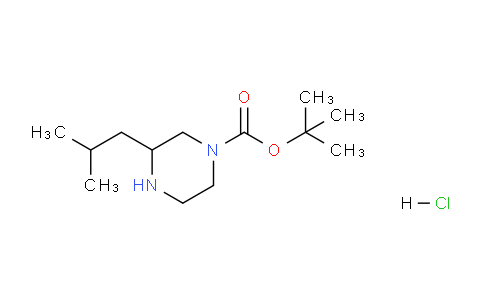 CAS No. 1203372-46-6, tert-butyl 3-isobutylpiperazine-1-carboxylate hydrochloride