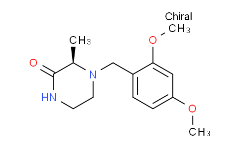 CAS No. 1383146-20-0, (R)-4-(2,4-dimethoxybenzyl)-3-methylpiperazin-2-one