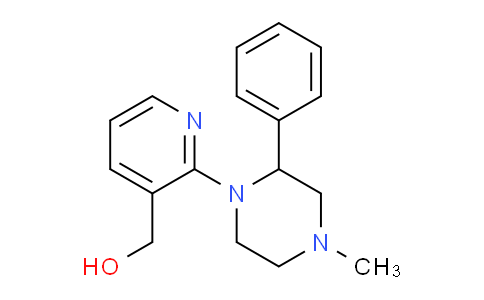 CAS No. 337376-18-8, (2-(4-methyl-2-phenylpiperazin-1-yl)pyridin-3-yl)methanol