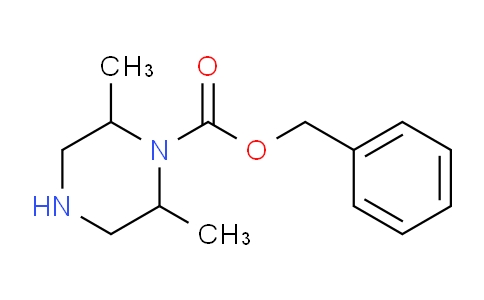CAS No. 885278-89-7, benzyl 2,6-dimethylpiperazine-1-carboxylate