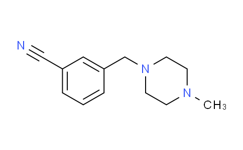 CAS No. 859850-90-1, 3-((4-Methylpiperazin-1-yl)methyl)benzonitrile