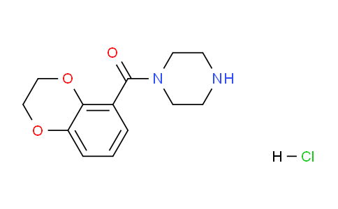 CAS No. 1353958-63-0, (2,3-Dihydrobenzo[b][1,4]dioxin-5-yl)(piperazin-1-yl)methanone hydrochloride