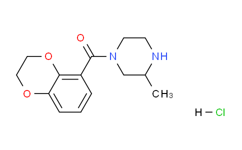 CAS No. 1353985-90-6, (2,3-Dihydrobenzo[b][1,4]dioxin-5-yl)(3-methylpiperazin-1-yl)methanone hydrochloride