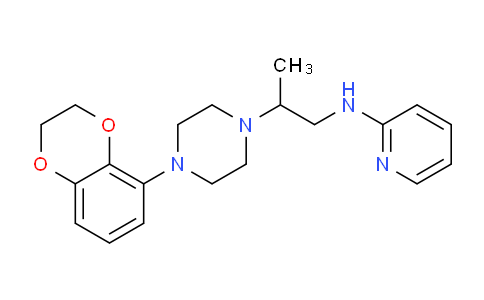 CAS No. 187795-98-8, N-(2-(4-(2,3-dihydrobenzo[b][1,4]dioxin-5-yl)piperazin-1-yl)propyl)pyridin-2-amine