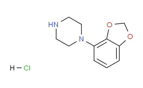 CAS No. 105684-23-9, 1-(benzo[d][1,3]dioxol-4-yl)piperazine hydrochloride