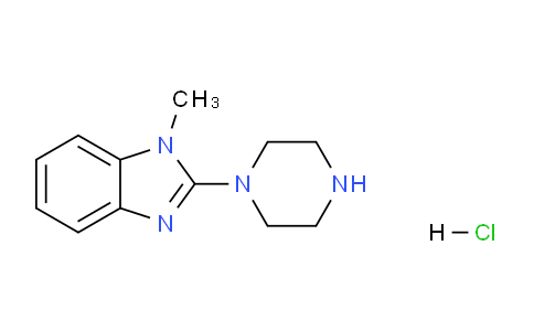 CAS No. 1185319-78-1, 1-Methyl-2-(piperazin-1-yl)-1H-benzo[d]imidazole hydrochloride