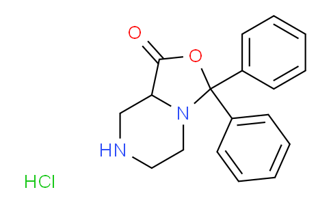 CAS No. 847556-27-8, 3,3-diphenyltetrahydro-3H-oxazolo[3,4-a]pyrazin-1(5H)-one hydrochloride