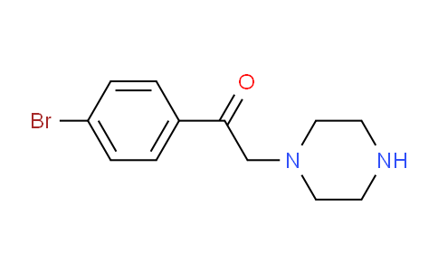 CAS No. 109607-56-9, 1-(4-Bromophenyl)-2-(piperazin-1-yl)ethanone