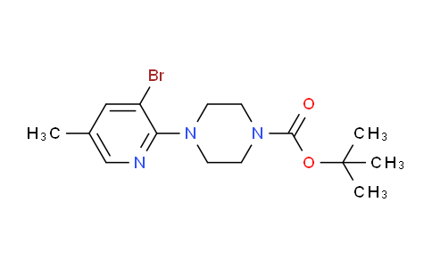 MC735015 | 1187386-02-2 | tert-Butyl 4-(3-bromo-5-methylpyridin-2-yl)piperazine-1-carboxylate