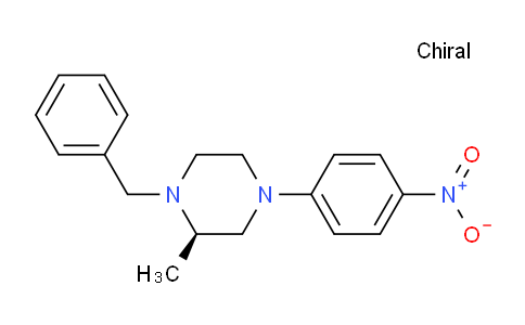 CAS No. 1260608-48-7, (R)-1-benzyl-2-methyl-4-(4-nitrophenyl)piperazine