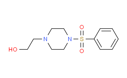 CAS No. 16017-63-3, 2-[4-(Phenylsulfonyl)piperazino]-1-ethanol