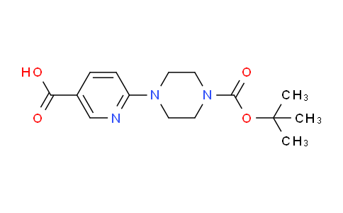 CAS No. 201809-22-5, 6-[4-(tert-Butoxycarbonyl)piperazino]-nicotinic acid