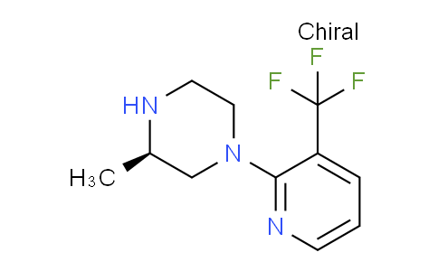 CAS No. 582325-05-1, (R)-3-methyl-1-(3-(trifluoromethyl)pyridin-2-yl)piperazine