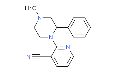 CAS No. 61337-88-0, 2-(4-methyl-2-phenylpiperazin-1-yl)nicotinonitrile