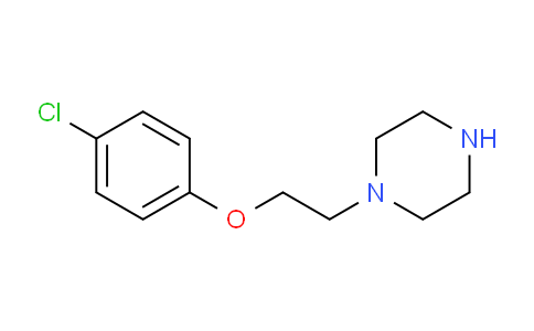 CAS No. 65390-59-2, 1-(2-(4-Chlorophenoxy)ethyl)piperazine