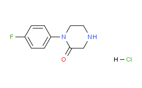 CAS No. 697305-48-9, 1-(4-fluorophenyl)piperazin-2-one hydrochloride