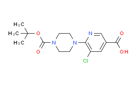 DY735072 | 683241-92-1 | 6-[4-(tert-Butoxycarbonyl)piperazino]-5-chloronicotinic acid