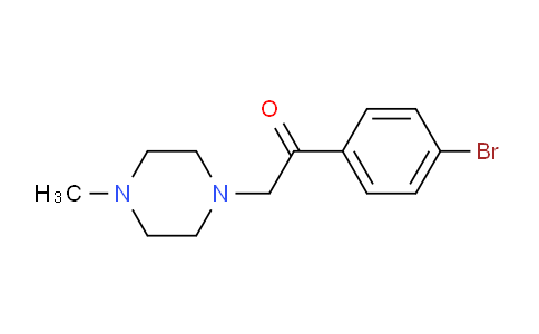 CAS No. 845289-18-1, 1-(4-Bromophenyl)-2-(4-methylpiperazin-1-yl)ethanone