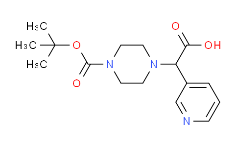 CAS No. 885274-51-1, 1-Boc-4-(carboxy-pyridin-3-yl-methyl)-piperazine