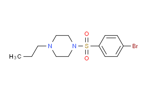 CAS No. 888181-08-6, 1-((4-Bromophenyl)sulfonyl)-4-propylpiperazine
