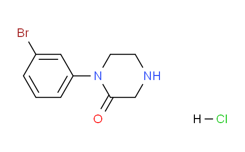 CAS No. 215649-81-3, 1-(3-Bromophenyl)piperazin-2-one. hydrochloride