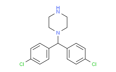 CAS No. 27469-61-0, 1-(bis(4-chlorophenyl)methyl)piperazine
