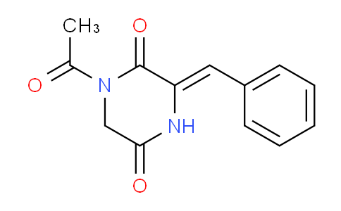 CAS No. 30166-29-1, (Z)-1-acetyl-3-benzylidenepiperazine-2,5-dione