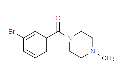 CAS No. 331274-67-0, (3-Bromophenyl)(4-methylpiperazin-1-yl)methanone