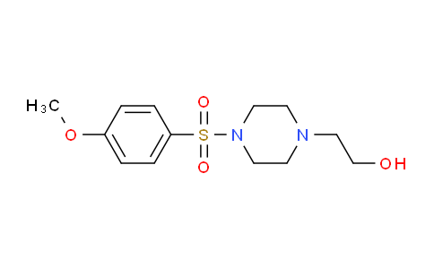 CAS No. 321531-40-2, 2-{4-[(4-Methoxyphenyl)sulfonyl]piperazino}-1-ethanol