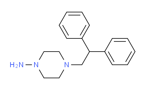 CAS No. 39139-55-4, 4-(2,2-diphenylethyl)piperazin-1-amine