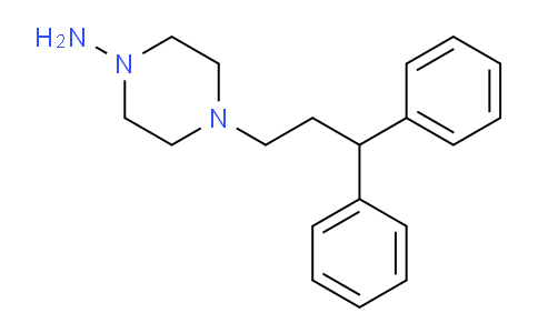 CAS No. 39139-56-5, 4-(3,3-diphenylpropyl)piperazin-1-amine