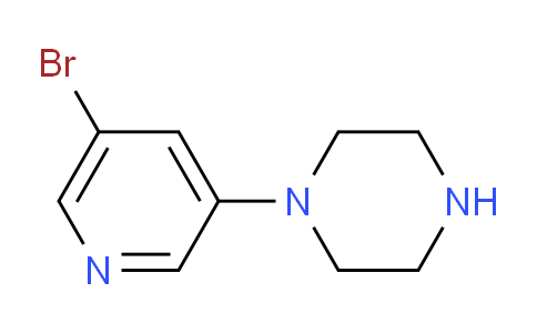 CAS No. 412347-30-9, 1-(5-bromopyridin-3-yl)piperazine