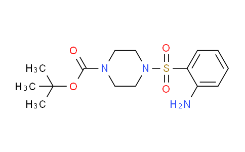 CAS No. 444087-23-4, tert-butyl 4-((2-aminophenyl)sulfonyl)piperazine-1-carboxylate