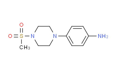 CAS No. 442549-42-0, 4-(4-Methanesulfonyl-piperazin-1-yl)-phenylamine